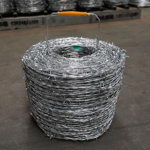 Yüksek çekme dikenli tel sıcak daldırma galvanizli dikenli tel 4 nokta dikenli tel çit hayvancılık ve haşarat eskrim için - Product Image 4