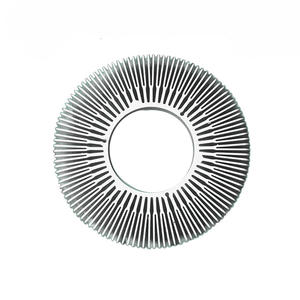 特注アルミ押出ひまわり熱シンク高密度アルミニウム中空熱シンクハイパワーLEDランプ用 - Product Image 4