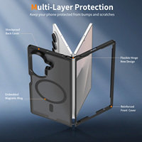 Étui de téléphone portable magnétique pliable de qualité supérieure pour Samsung Z Fold 8 Ultra, finition mate, toucher doux et soyeux, antichoc, étui de smartphone personnalisé