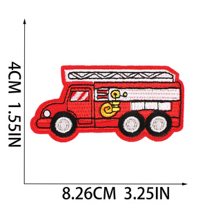 Écussons de pompier, badge brodé camion de pompiers, casque de sauvetage, applique thermocollante, hydrant, extincteur, décorations pour uniforme de héros - Product Image 5