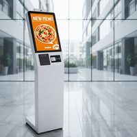 Kiosco de Autoservicio Todo en Uno TouchWo con Pantalla Táctil Capacitiva de 10 Puntos, SDK, LCD de 21.5 Pulgadas, Multi-OS, Impresora y Escáner