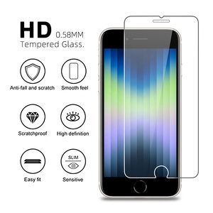 Nuglas 10 Pack Anti graffio 2.5D 9H protezione dello schermo in vetro temperato per <span class=keywords><strong>iPhone</strong></span> <span class=keywords><strong>SE</strong></span> 2022 <span class=keywords><strong>2020</strong></span> - Product Image 3