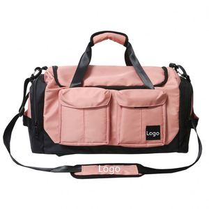 Bolsa de Deporte Multifuncional Personalizada de Fábrica, Bolsa de Viaje de Gran Capacidad, Bolsa de Lona Resistente con Compartimento para Zapatos - Product Image 4