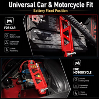 Support de fixation en aluminium pour batterie de voiture et moto, multi-tailles, coloré, support de batterie de voiture, fixation fixe