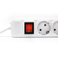 Multiprise avec rallonge et prise, prise britannique standard africaine 13A 1/2/3 mètre de longueur 600w 1800w