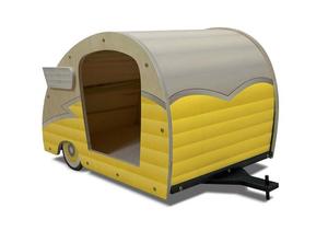 DIY köpek kulübesi pet kafesleri taşıyıcıları evler ahşap pet aksesuarları malzemeleri sevimli römork köpek yatağı - Product Image 3