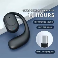 Écouteurs sans fil à conduction osseuse ouverte, les plus vendus, avec commande vocale, traduction IA et autonomie de 4 à 7 heures
