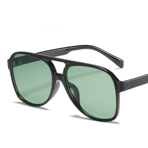 Custom Logo Fashion Fashion Men Women Candy Color Big <b>Frame</b> Pilot <b>Sunglasses</b> Double Beams <b>Square</b> <b>Sunglasses</b> - Product Image 5