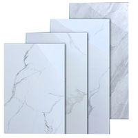 Goedkope Wit En Grijs Marmer Keramische Tegels Badkamer, Groothandel Wit Carrara Keramische Marmeren Vloertegels, muur Keramische Tegels Prijs