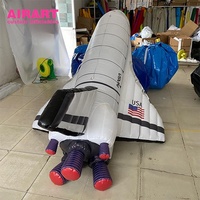 Avion gonflable pour événements et décoration, modèles de fusées gonflables suspendus pour exposition