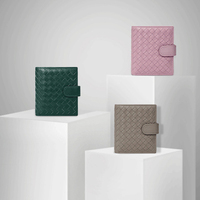 Portefeuille minimaliste pour femmes en cuir véritable, pochette de rangement, classeur de documents, organiseur de portefeuille