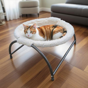 Hamaca transpirable de nido de gato universal para todas las estaciones con mecedora extraíble cuna silla para animales pequeños y perros - Product Image 2