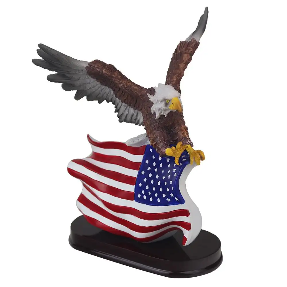Design arte deco resina águia estátua decoração casa