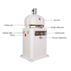 Macchina Automatica Elettrica per Dividere e Arrotondare l'Impasto, per Panini Hamburger e Pizza, Boleadora De Masa Panaderia - Product Image 6