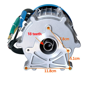 5 agujeros 18 dientes 60V 1500W 2200W 3000W 4800RPM potente remolque eléctrico <span class=keywords><strong>Motor</strong></span> Rickshaw DC <span class=keywords><strong>Motor</strong></span> <span class=keywords><strong>E</strong></span> triciclo BLDC <span class=keywords><strong>Motor</strong></span> - Product Image 2