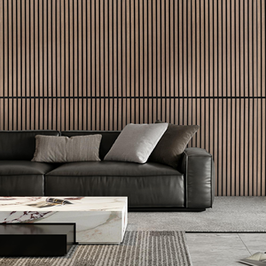 Paneles Acústicos Decorativos de Madera de Nogal Modernos, Ecológicos e Insonorizantes, Paneles Acústicos de Listones de Madera, Venta al Por Mayor - Product Image 6