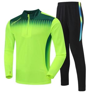 Conjunto Deportivo Personalizado para Niños, Chaqueta y Pantalones de Chándal de Poliéster para Entrenamiento de Fútbol, Chándal de Invierno para Niños y Hombres - Product Image 4