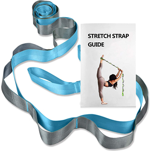 Fabriek Groothandel Stretch Bands Yoga Stretch Riem Met 12 Loops Yoga Fitness Riem Weerstand Band - Product Image 6