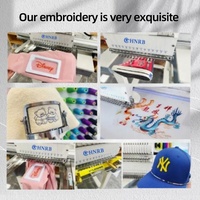 Machine à broder plate à tête unique de haute qualité Nouvelle condition Casquettes numériques et machine à broder informatisée pour T-shirt