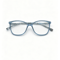 Montura de Gafas Ópticas Retro Multicolor, Unisex, Ligeras, Modernas, con Lentes Transparentes, para Computadora y Lectura, para Hombres y Mujeres
