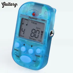 Profession eller M50 Mini Lcd Clip-on Digital Tuner Metronom Gitarre Klavier Metronomo Praktische Teile Zubehör