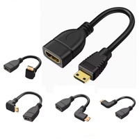 Câble d'extension haute vitesse HD 2.0 mâle vers femelle 4K 60Hz plaqué or 24K en cuivre pur avec blindage double feuille tressée pour TV PC