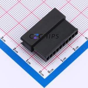 SM-10R Housing (Wire-to-<b>Board</b> / Wire-to-Wire) P=2.5mm Connector 1x10P 1 10 <b>Black</b> - Product Image 2