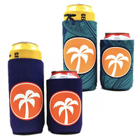 Refroidisseur tronqué en néoprène personnalisé porte-embouteilleur de bière avec logo personnalisé refroidisseur de canette refroidisseur de canette à sublimation personnalisé
