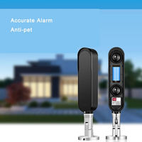 SMARSECUR 433MHz Kontrol Aplikasi Nirkabel Anti-hujan 2/3 Balok Detektor Inframerah Aktif Sensor Alarm Penghalang Bertenaga Baterai 60m/120m