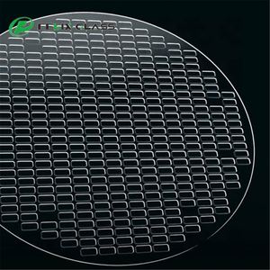 Sustrato de Sílice Fundida de Grado Óptico para Uso Industrial, Wafer de Vidrio Semiconductor, FELIX TGV - Product Image 6