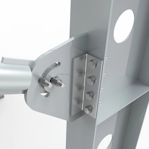 ระบบหลังคา BIPV แบบสี่เสา ป้องกันน้ำ ผลิตจากเหล็กและอะลูมิเนียม โครงสร้างเคลือบผงไม้ด้วยความร้อน พร้อมผ้าใบ PTFE สำหรับโรงจอดรถ หลังคาคลุมโรงรถ - Product Image 1