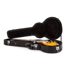 Étui de guitare électrique <span class=keywords><strong>Paul</strong></span> en cuir noir, Logo personnalisable de l'usine chinois, 50 pièces - Product Image 3