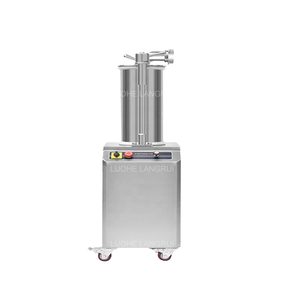 Nouvelle machine à saucisses électrique hydraulique en acier inoxydable de qualité alimentaire 15L 26L 35L 110V/220V/380V 300KG/H Prix usine - Product Image 1