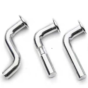 Clips de sécurité pour rayonnages en zinc, type rivet, clips de verrouillage pour rayonnages, clips de sécurité robustes pour entrepôts, accessoires de stockage M5 - Product Image 4