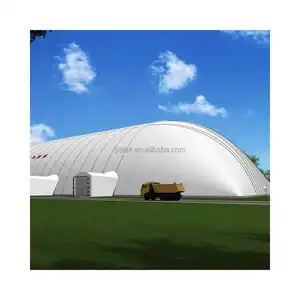 Lapangan sepak bola stadion udara struktur bangunan penyimpanan gedung kubah untuk gudang