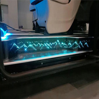 Pour Mercedes-Benz Vito W447 V-Class V260 V250 Plaques de seuil de porte LED avec éclairage ciel étoilé, pédale de bienvenue, accessoires intérieurs de voiture