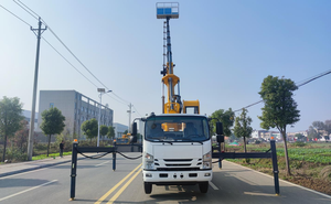 Nouvelle plateforme de travail aérien télescopique Isuzu KV100 30-40m avec moteur diesel RHD Euro5 - Product Image 2