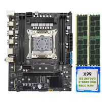 Kit Motherboard X99 LGA2011, RAM DDR3 Recc, dengan Chipset H81/H85, Combo Mainboard X99, Grosir Pabrik