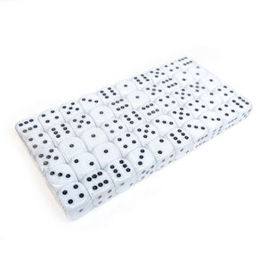 Dados de Acrílico Blanco Personalizados al por Mayor, Grandes de 22 mm, 6 Caras con Bordes Redondeados para Juegos de Apuestas - Product Image 2