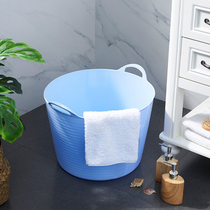 Cesta de Plástico Grande y Creativa para Almacenamiento de Juguetes, Cubo de Baño para Bebé u Otras Necesidades de Almacenamiento Doméstico, Organizador Banheiro - Product Image 1