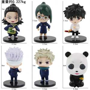 10Cm 5 pz/set <span class=keywords><strong>Jujutsu</strong></span> <span class=keywords><strong>Kaisen</strong></span> Cos Gojo Megumi Nobara Satoru Boy giocattolo PVC Action Figure bambola - Product Image 4