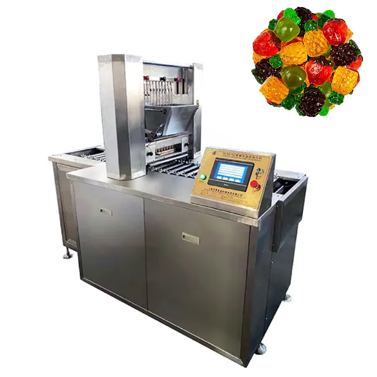 Commercial Gelatin Pectin Small Jelly Gummy Candy Making Machine Mini Candy Production Line for lab use