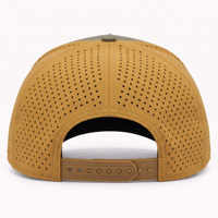 Casquette de golf et de baseball personnalisée de haute qualité, perforée au laser, séchage rapide, avec logo, respirante, pour sports de plein air