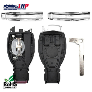 Topbest m-ercedes b-enz 3 nút ABS chất liệu từ xa Vỏ Chìa Khóa trống chìa khóa xe bìa cho BGA với pin chủ thay thế - Product Image 6