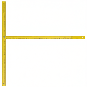 Herramienta de medición en forma de L T-Squad, regla de precisión de aleación de aluminio de 120 cm para carpintería y proyectos de bricolaje - Product Image 2
