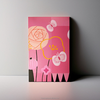 Boîte en carton rigide à motif floral en matériaux recyclés personnalisés pour l'emballage de cadeaux de thé aux herbes