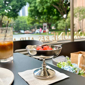 Fabbrica di Lelyi all'ingrosso INS <span class=keywords><strong>Cafe</strong></span> <span class=keywords><strong>Vintage</strong></span> 304 in acciaio inossidabile alta tazza creativa carina gelato tazza da Dessert - Product Image 6