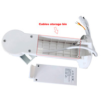Caméra IP avec support P/T, rotation horizontale à 270 degrés et verticale à 70 degrés, type de boîtier