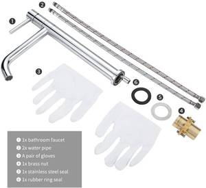 Grosir Keran Wastafel Kamar Mandi <span class=keywords><strong>Mixer</strong></span> Wastafel Wastafel Kamar Mandi <span class=keywords><strong>Mixer</strong></span> Wastafel Lubang Tunggal Krom Tembaga - Product Image 5