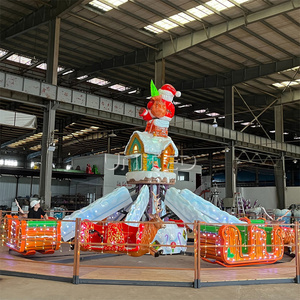 Juego mecánico avion atracciones de Navidad fabricante fibra vidrio Reno y trineo atracciones autocontrol de Navidad en venta - Product Image 1